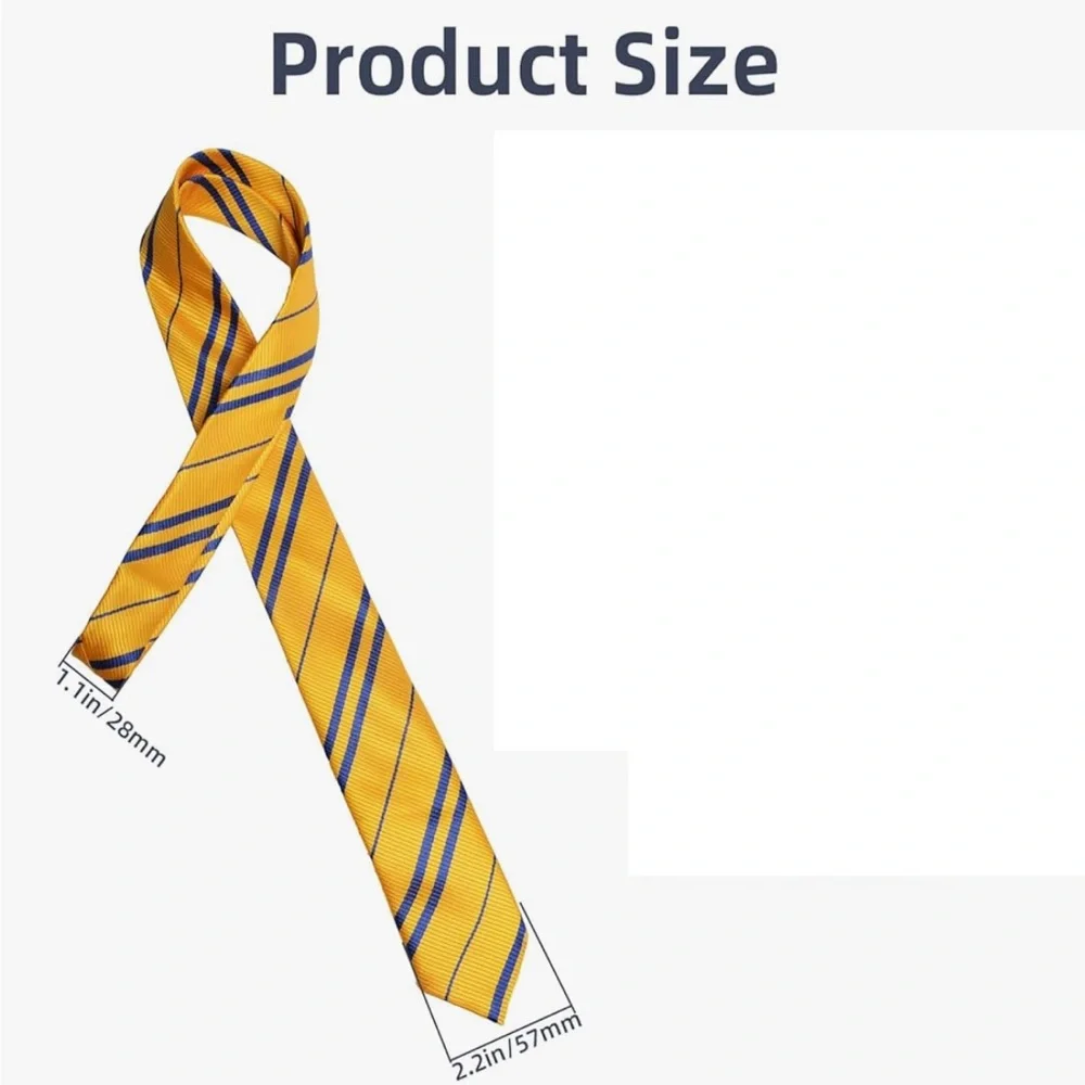 H3 NIB Halloween Wizard Cosplay Tie‎ - Pack of 2
